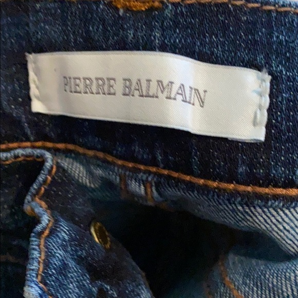 Pierre Balmain Distressed Denim Jeans Sz 27 - NWOT - Picture 6 of 6